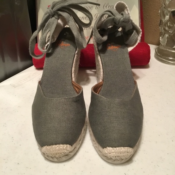 chiara 80 canvas wedge espadrilles